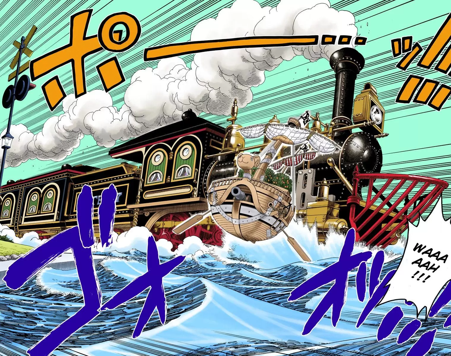 One Piece - Digital Colored Comics Vol.34 Chapter 322: Puffing Tom