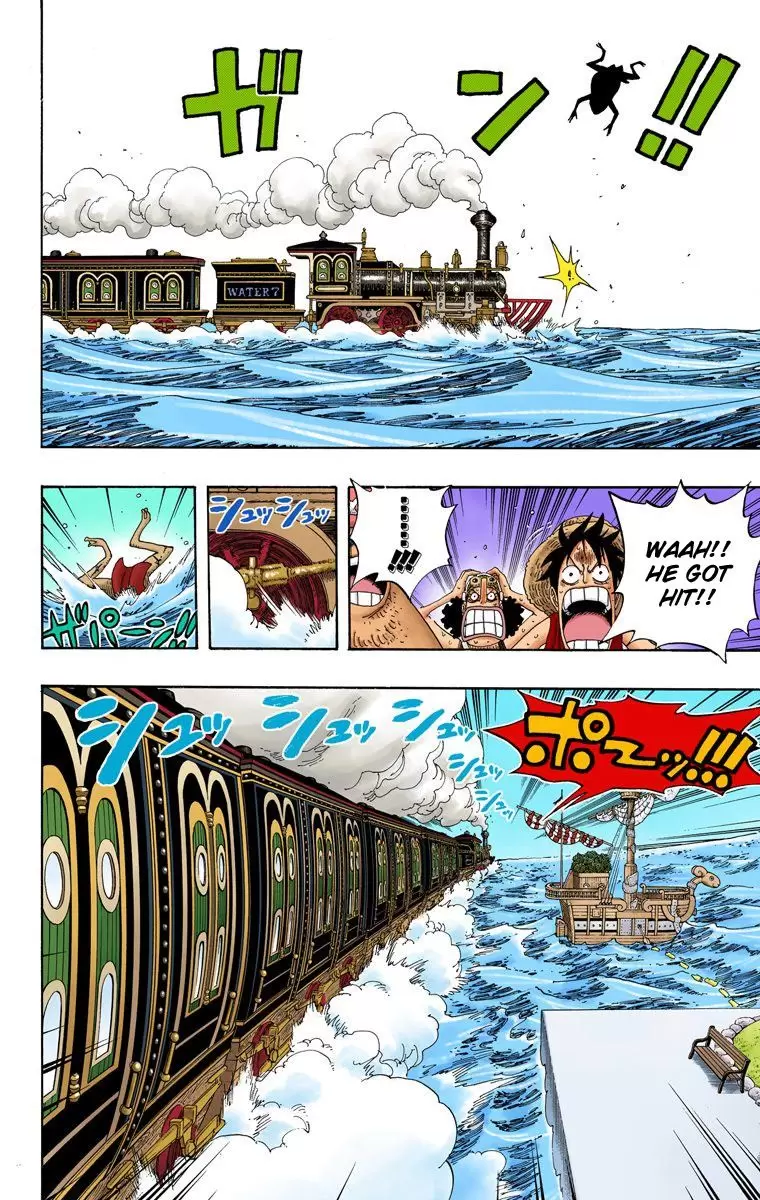 One Piece - Digital Colored Comics Vol.34 Chapter 322: Puffing Tom