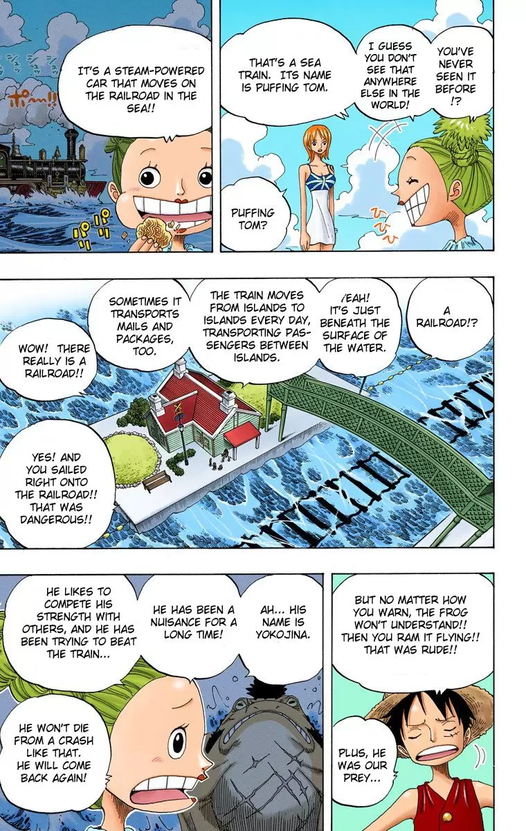 One Piece - Digital Colored Comics Vol.34 Chapter 322: Puffing Tom