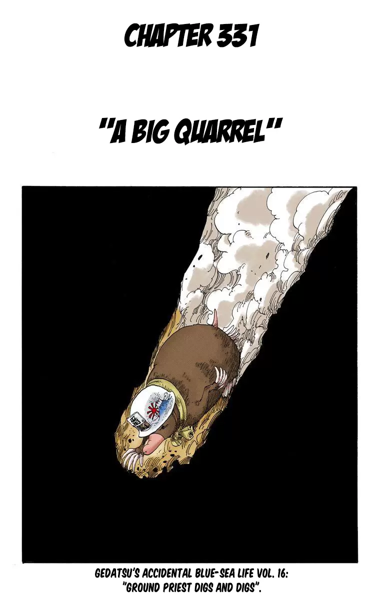 One Piece - Digital Colored Comics Vol.35 Chapter 331: A Big Quarrel