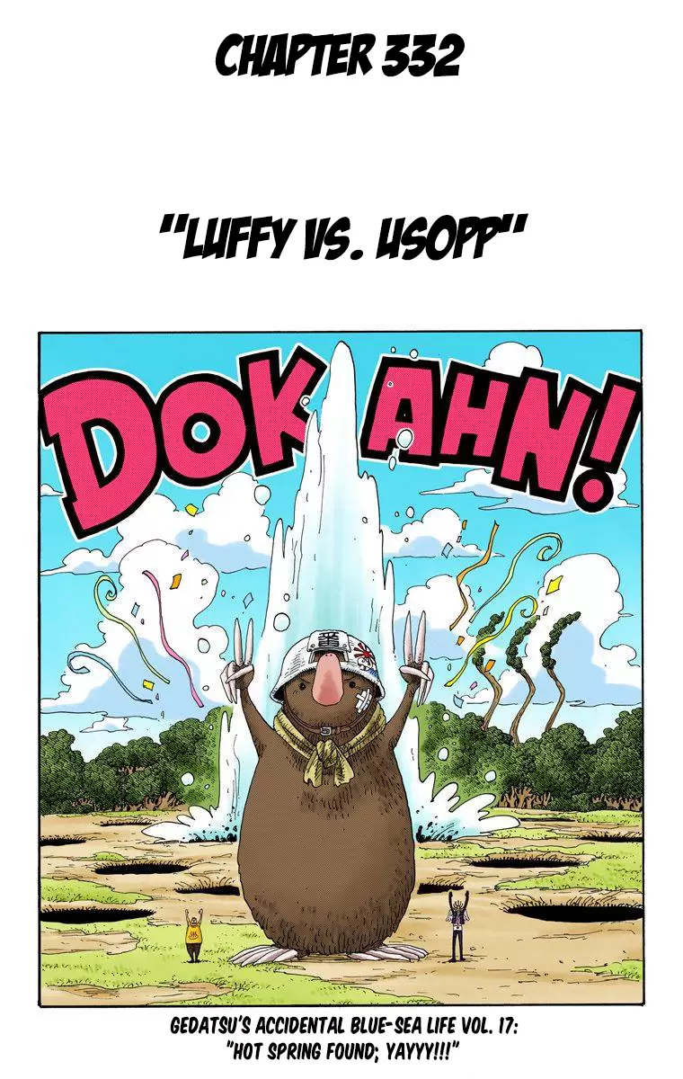 One Piece - Digital Colored Comics Vol.35 Chapter 332: Luffy Vs. Usopp