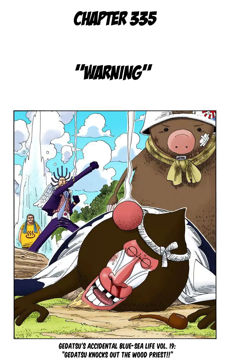One Piece - Digital Colored Comics Vol.35 Chapter 335: Warning