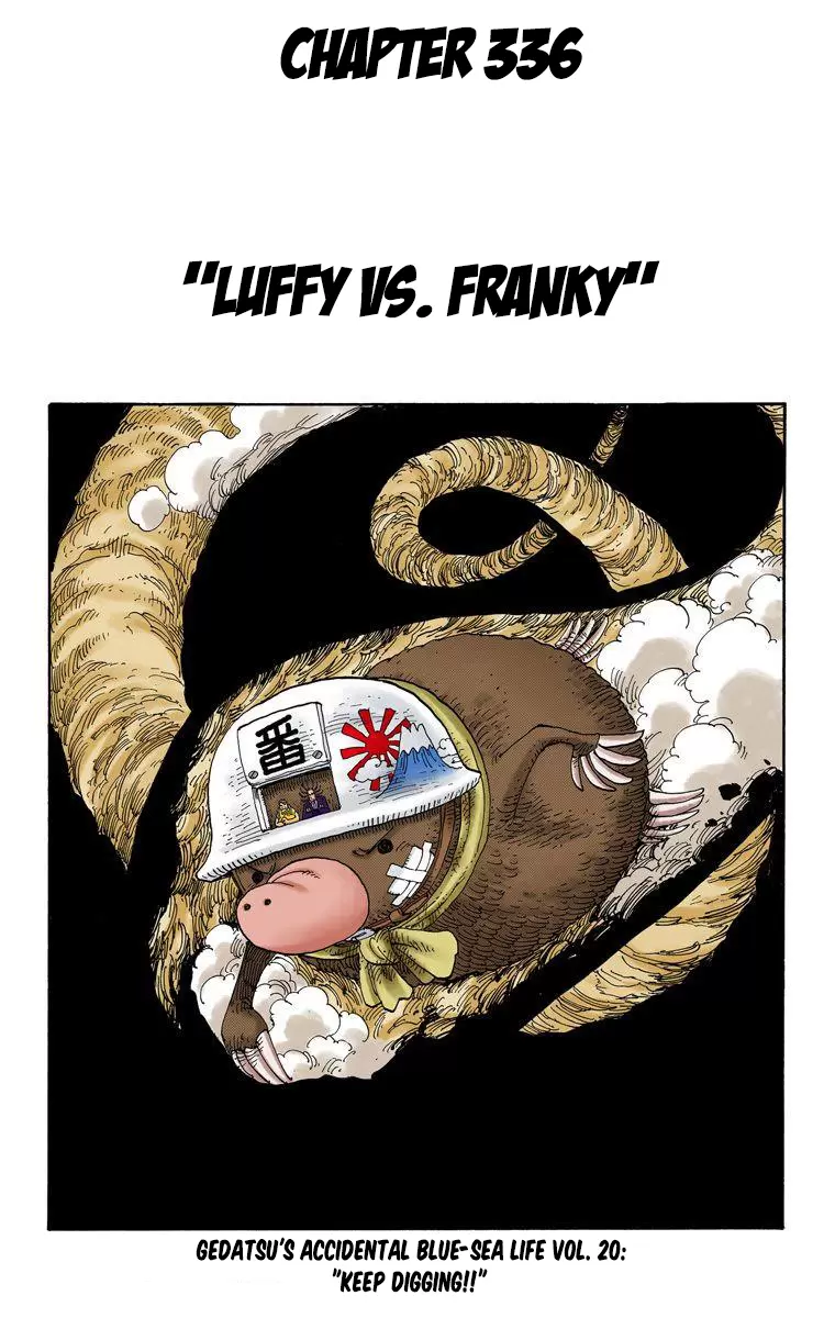 One Piece - Digital Colored Comics Vol.35 Chapter 336: Luffy Vs. Franky