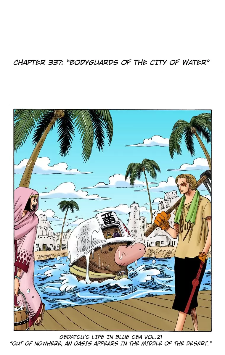 One Piece - Digital Colored Comics Vol.36 Chapter 337: Bodyguards Of The City Of Water