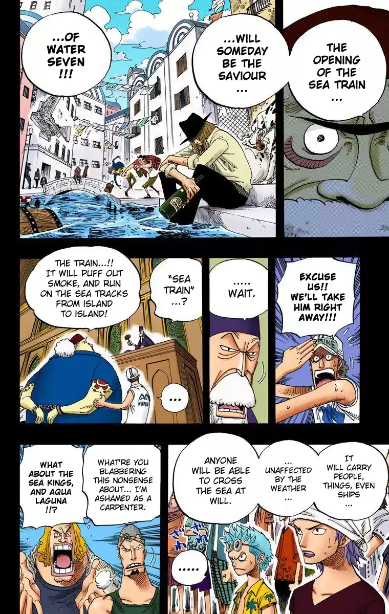 One Piece - Digital Colored Comics Vol.37 Chapter 354: The Sea Train