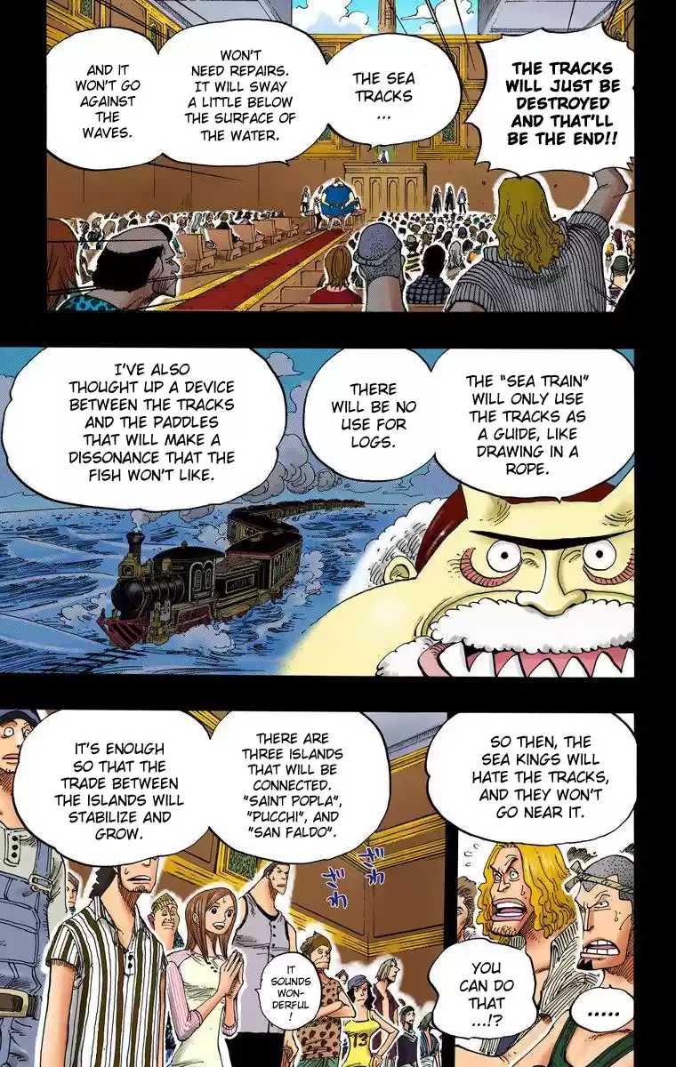 One Piece - Digital Colored Comics Vol.37 Chapter 354: The Sea Train