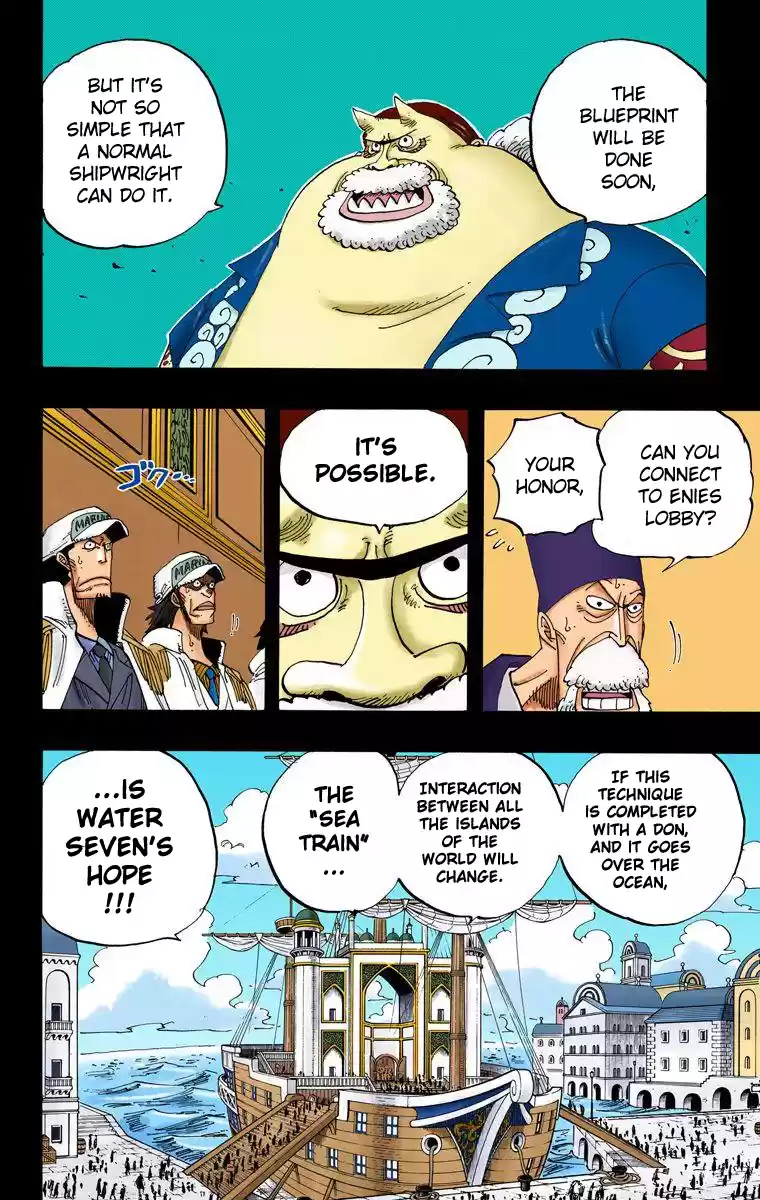 One Piece - Digital Colored Comics Vol.37 Chapter 354: The Sea Train