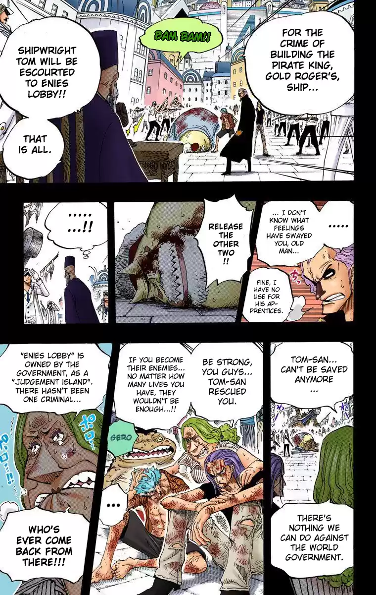 One Piece - Digital Colored Comics Vol.37 Chapter 357: Cutty Flam