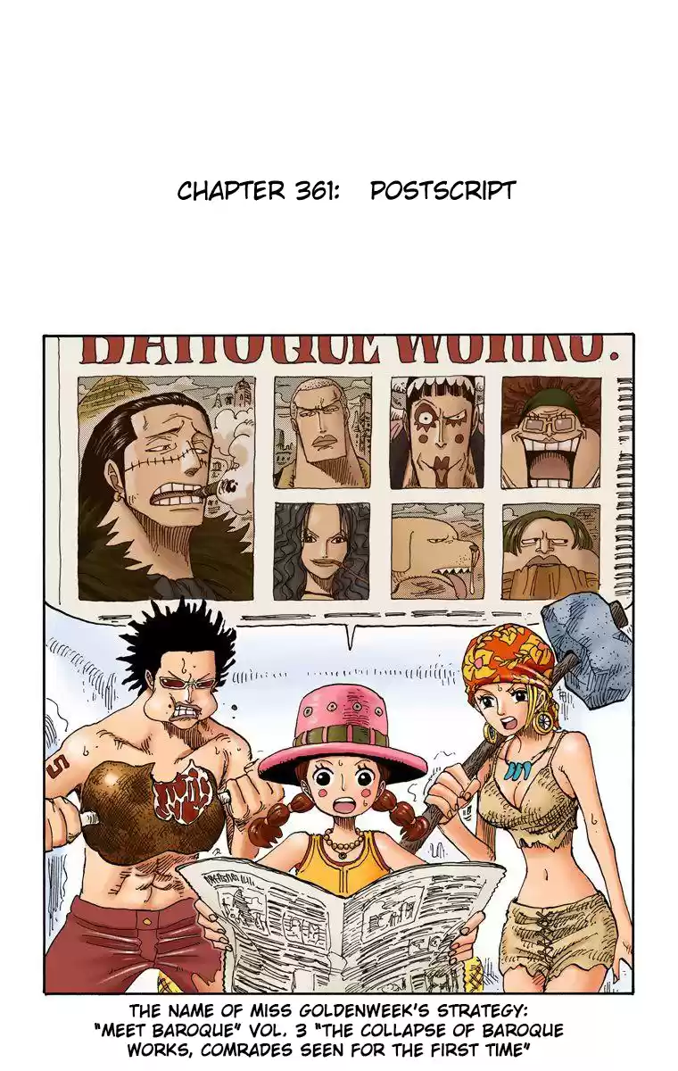 One Piece - Digital Colored Comics Vol.38 Chapter 361: Postscript