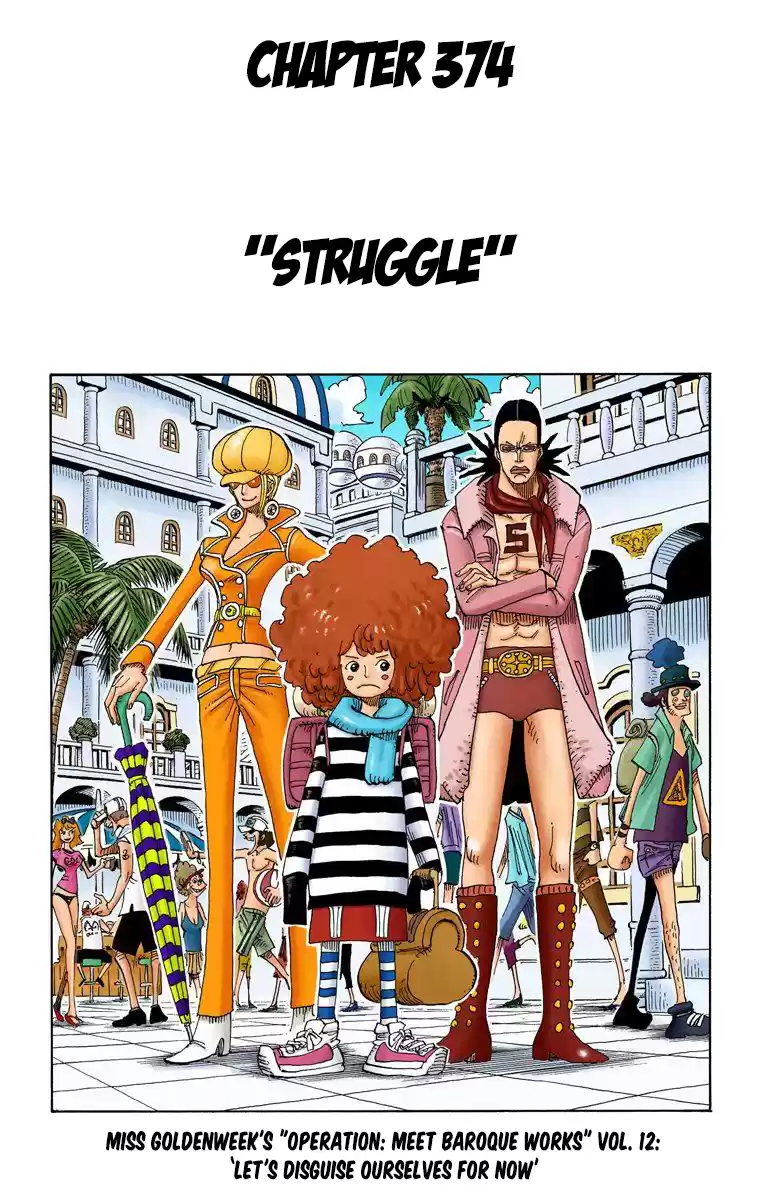 One Piece - Digital Colored Comics Vol.39 Chapter 374: Struggle