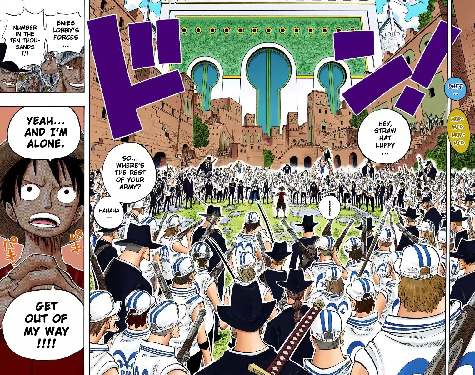 One Piece - Digital Colored Comics Vol.39 Chapter 377: Great Battle On The Judiciary Island!!