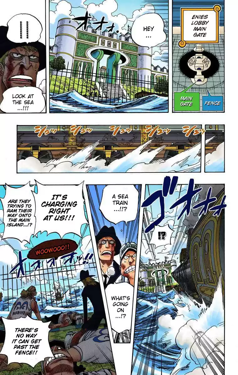 One Piece - Digital Colored Comics Vol.40 Chapter 380: The Train's Arrival To Enies Lobby Main Land