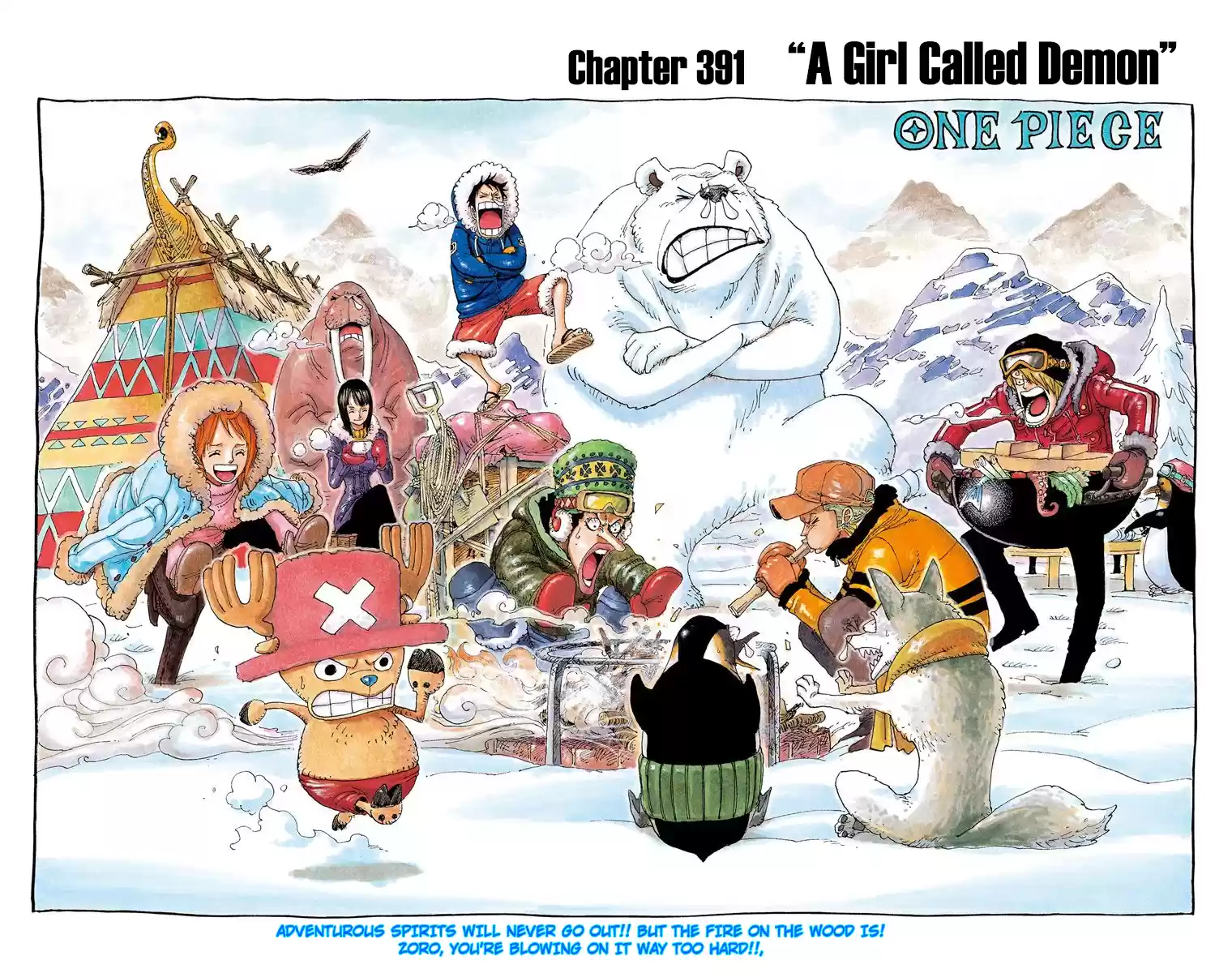 One Piece - Digital Colored Comics Vol.41 Chapter 391: A Girl Called Demon