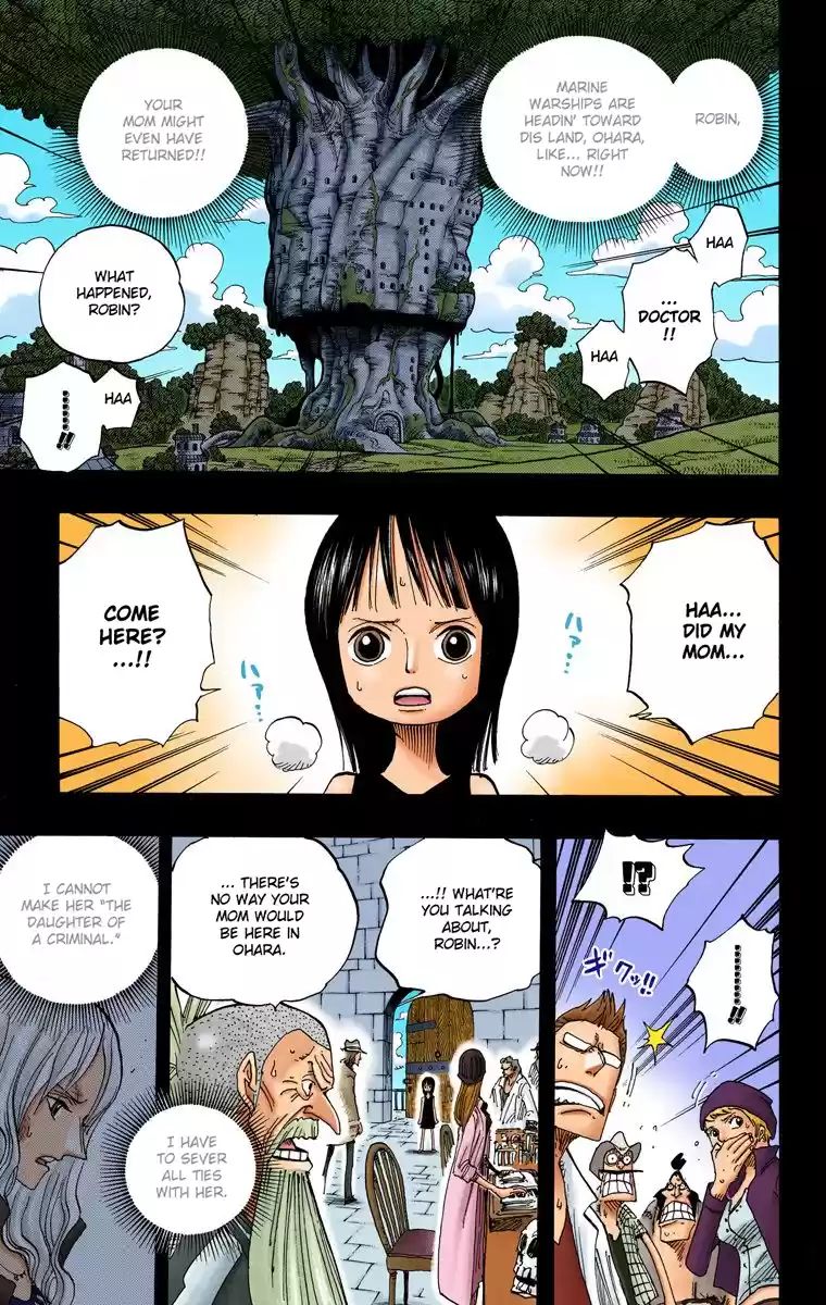 One Piece - Digital Colored Comics Vol.41 Chapter 394: Ohara's Demons