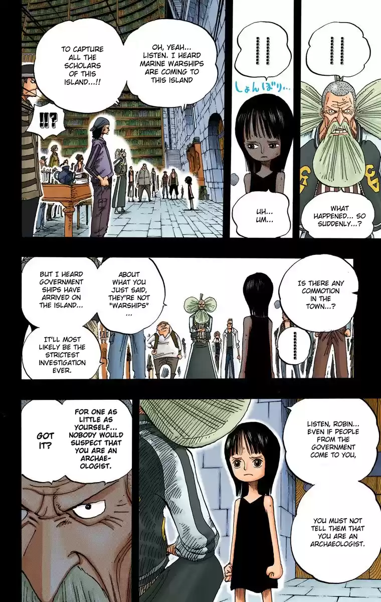 One Piece - Digital Colored Comics Vol.41 Chapter 394: Ohara's Demons