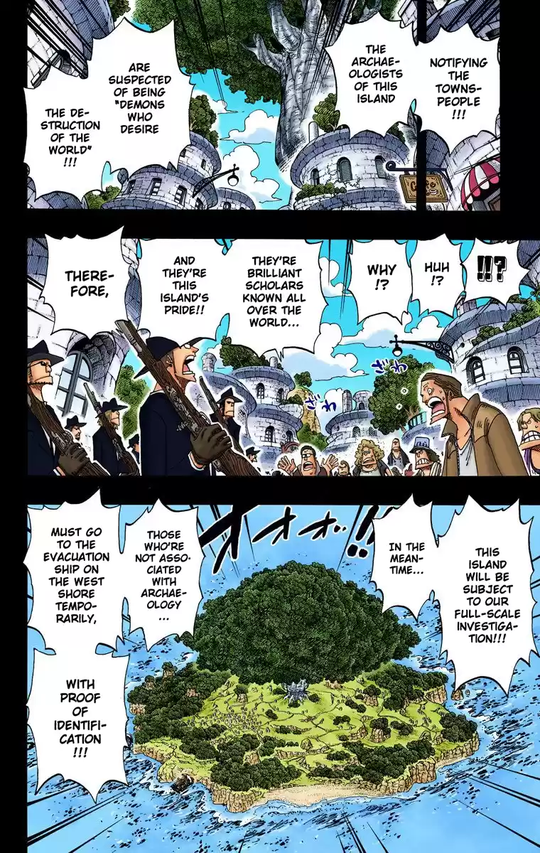 One Piece - Digital Colored Comics Vol.41 Chapter 394: Ohara's Demons
