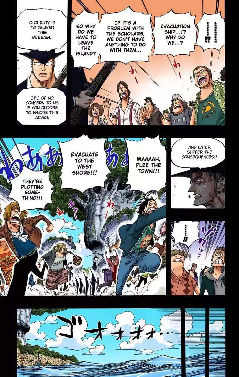 One Piece - Digital Colored Comics Vol.41 Chapter 394: Ohara's Demons