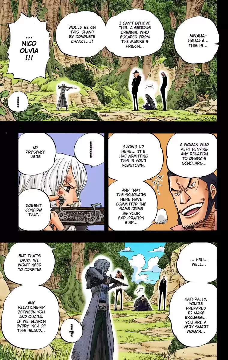 One Piece - Digital Colored Comics Vol.41 Chapter 394: Ohara's Demons
