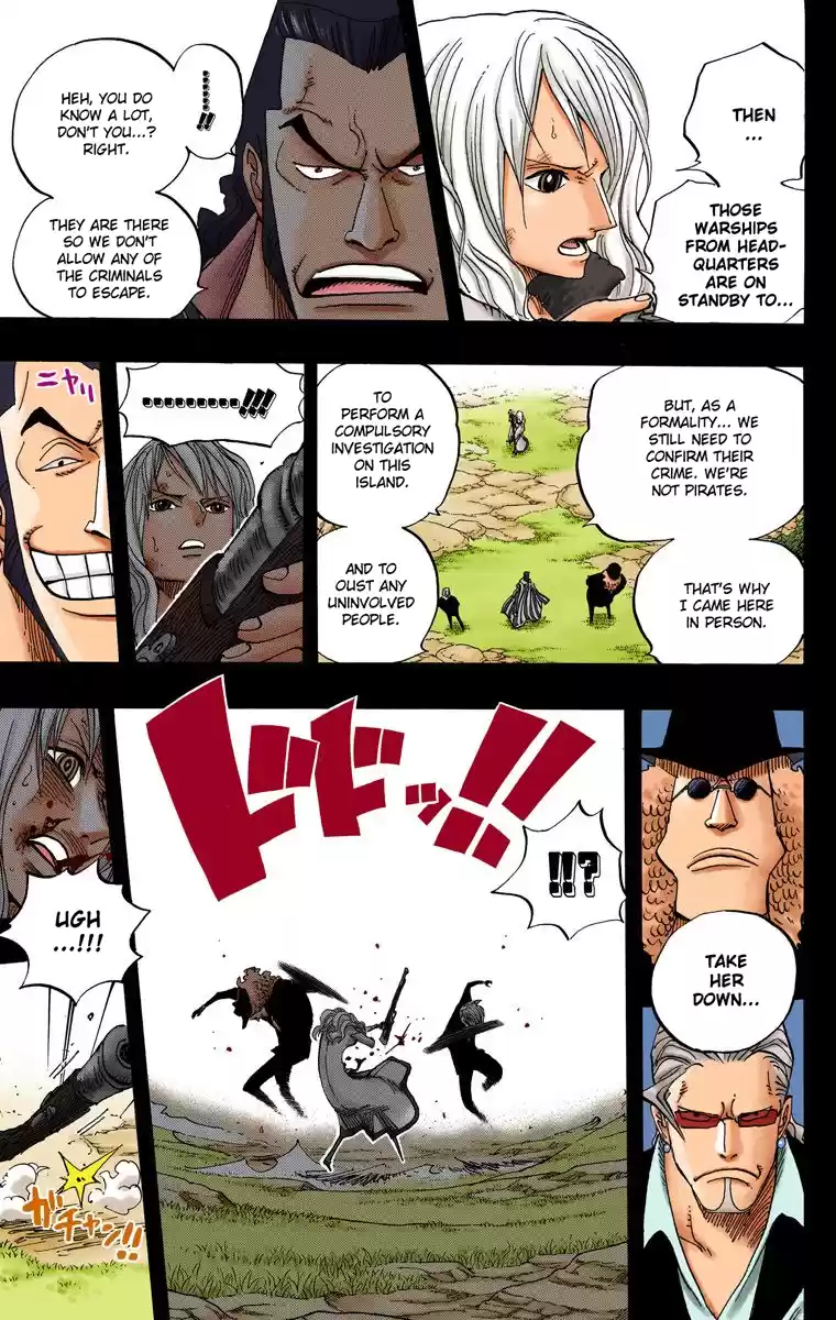 One Piece - Digital Colored Comics Vol.41 Chapter 394: Ohara's Demons