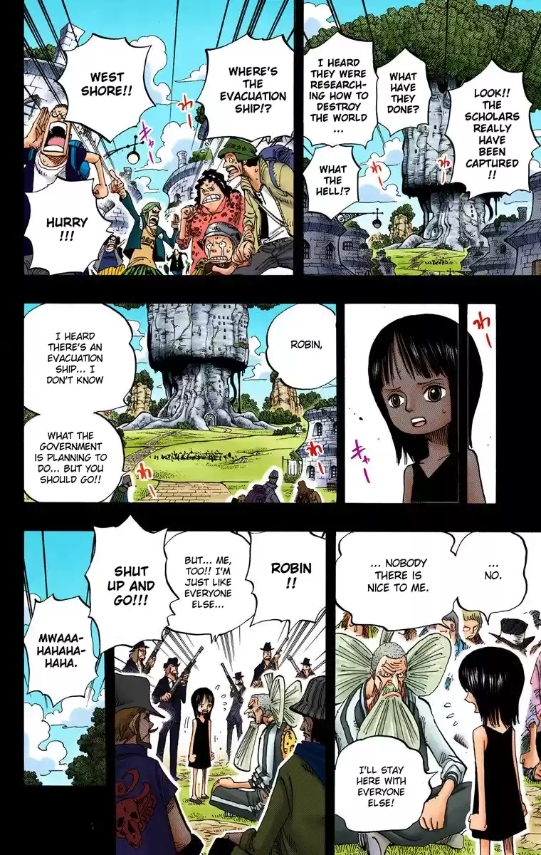 One Piece - Digital Colored Comics Vol.41 Chapter 394: Ohara's Demons