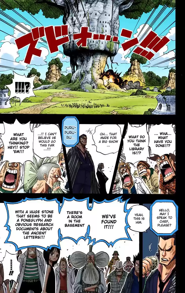 One Piece - Digital Colored Comics Vol.41 Chapter 394: Ohara's Demons