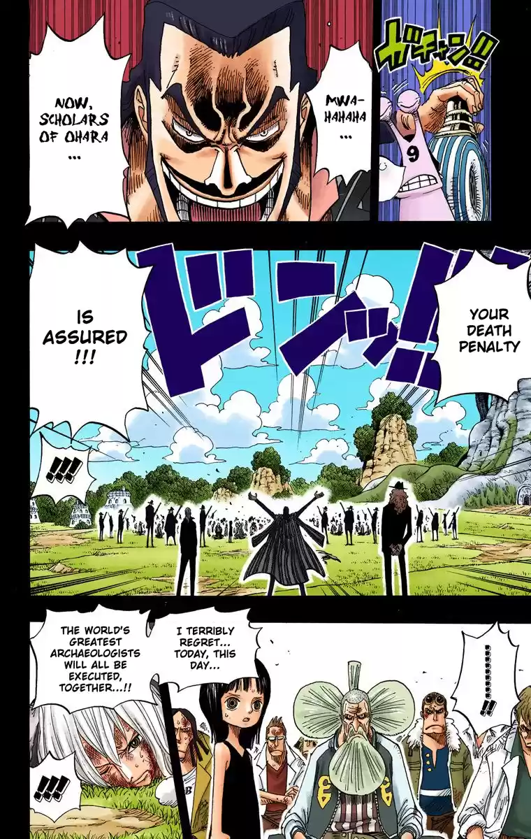 One Piece - Digital Colored Comics Vol.41 Chapter 394: Ohara's Demons