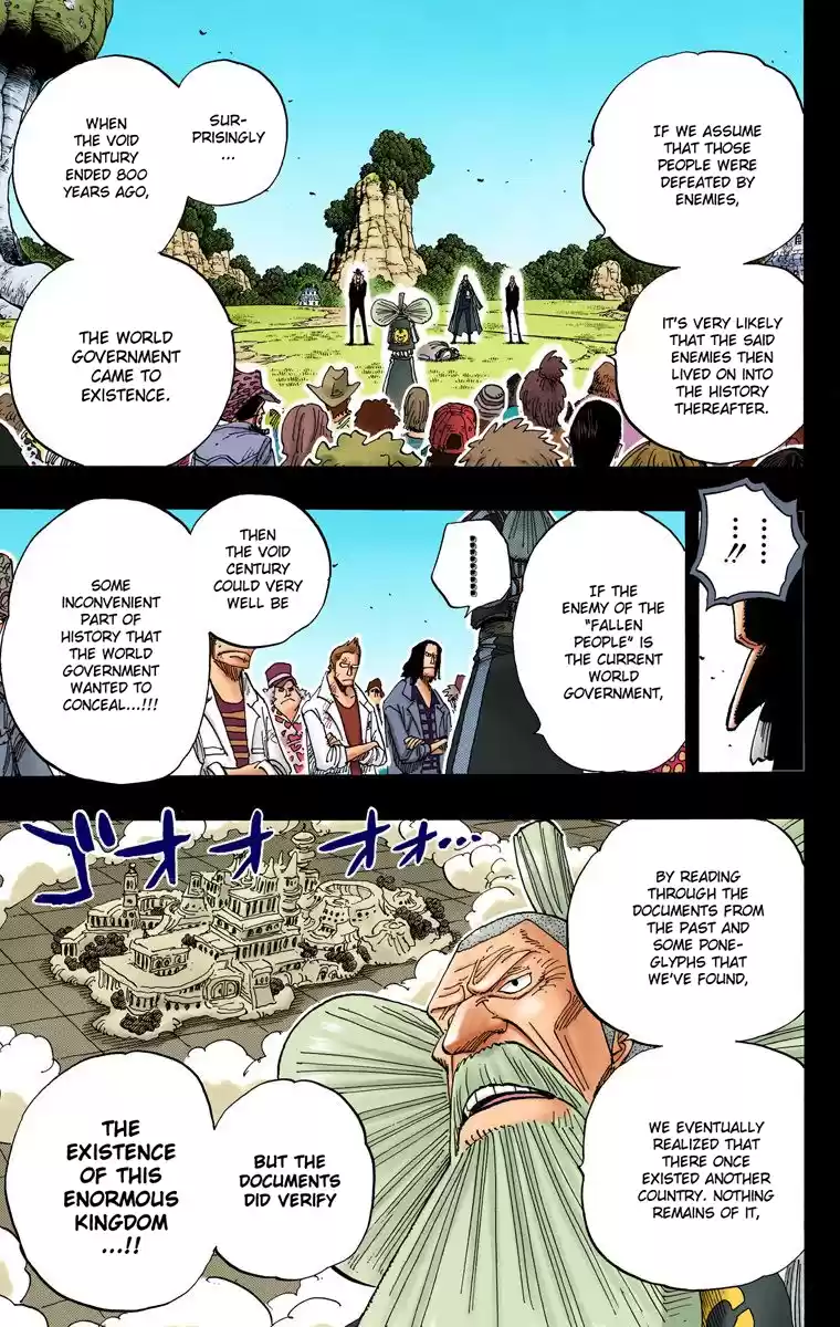 One Piece - Digital Colored Comics Vol.41 Chapter 395: Ohara Vs The World Government