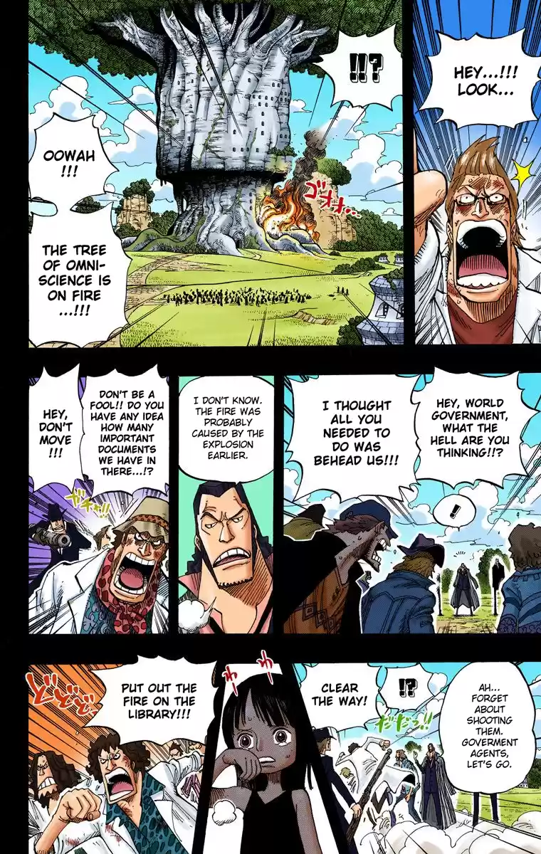 One Piece - Digital Colored Comics Vol.41 Chapter 395: Ohara Vs The World Government