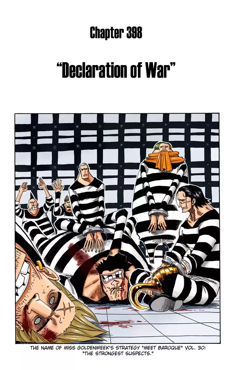One Piece - Digital Colored Comics Vol.41 Chapter 398: Declaration Of War