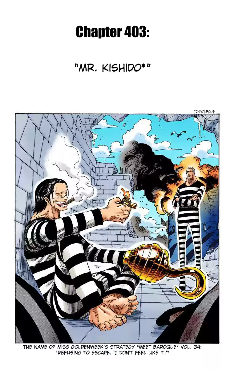 One Piece - Digital Colored Comics Vol.42 Chapter 403: Mr. Kishido