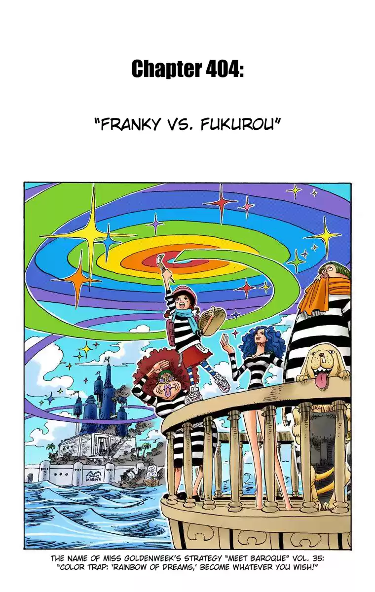 One Piece - Digital Colored Comics Vol.42 Chapter 404: Franky Vs. Fukurou