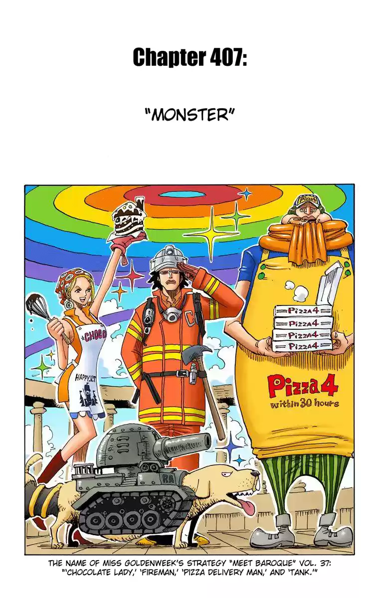 One Piece - Digital Colored Comics Vol.42 Chapter 407: Monster