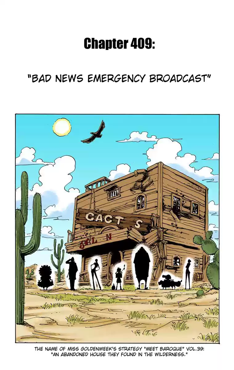 One Piece - Digital Colored Comics Vol.42 Chapter 409: Bad News Emergency Broadcast