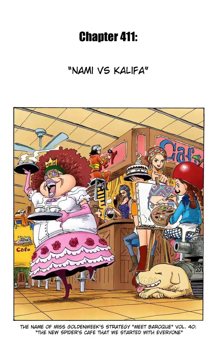 One Piece - Digital Colored Comics Vol.43 Chapter 411: Nami Vs Kalifa