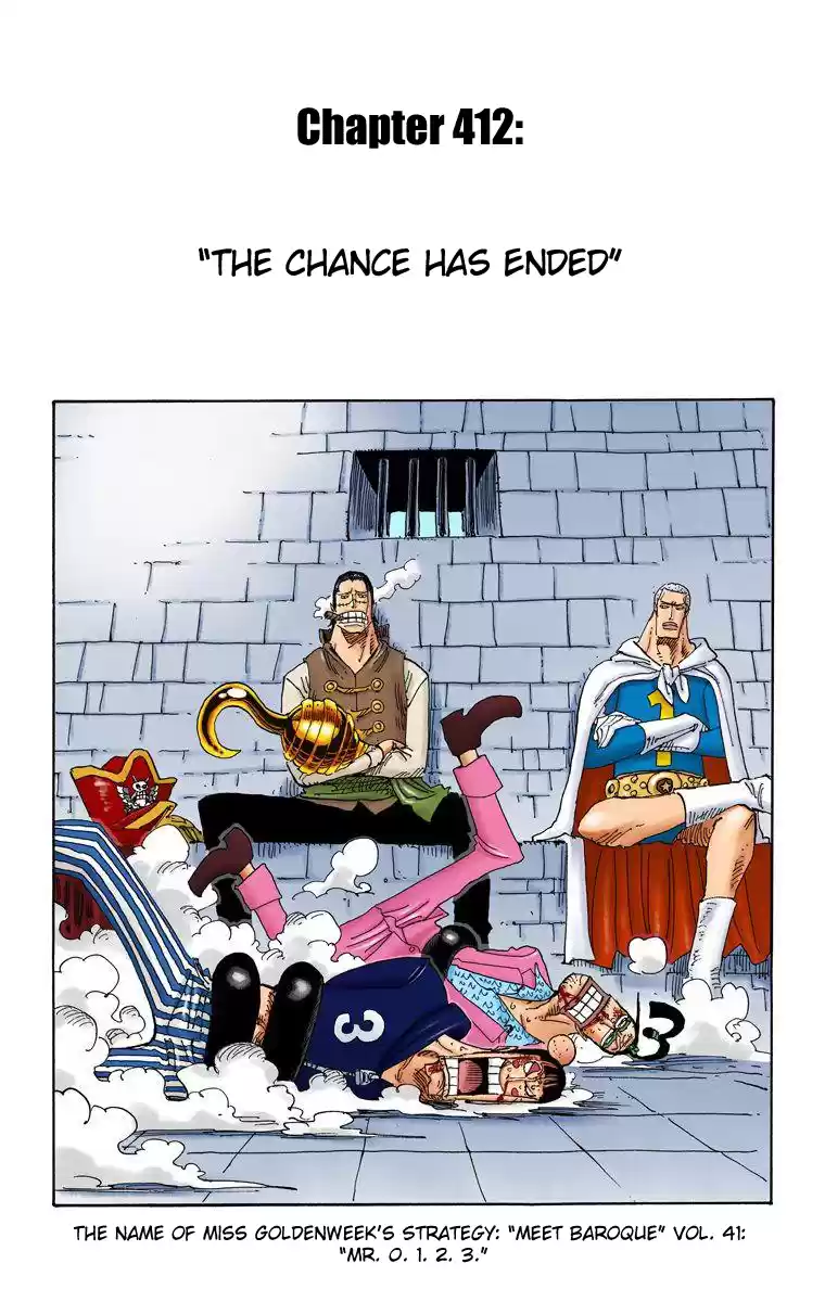 One Piece - Digital Colored Comics Vol.43 Chapter 412: The Chance Has Ended
