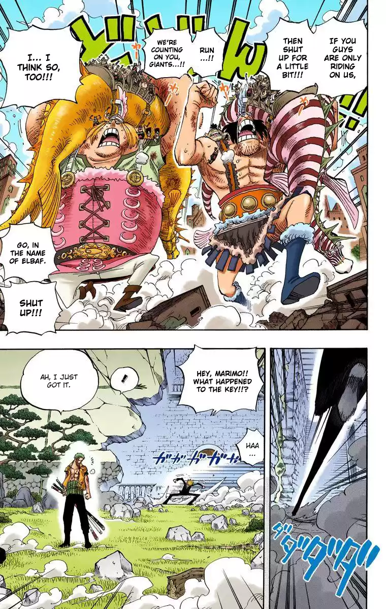 One Piece - Digital Colored Comics Vol.43 Chapter 418: Luffy Vs Rob Lucci