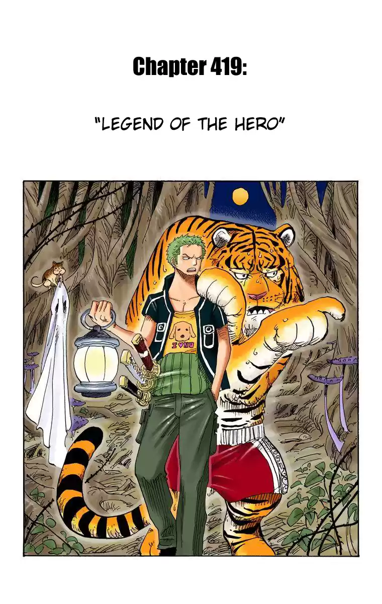 One Piece - Digital Colored Comics Vol.43 Chapter 419: Legend Of The Hero