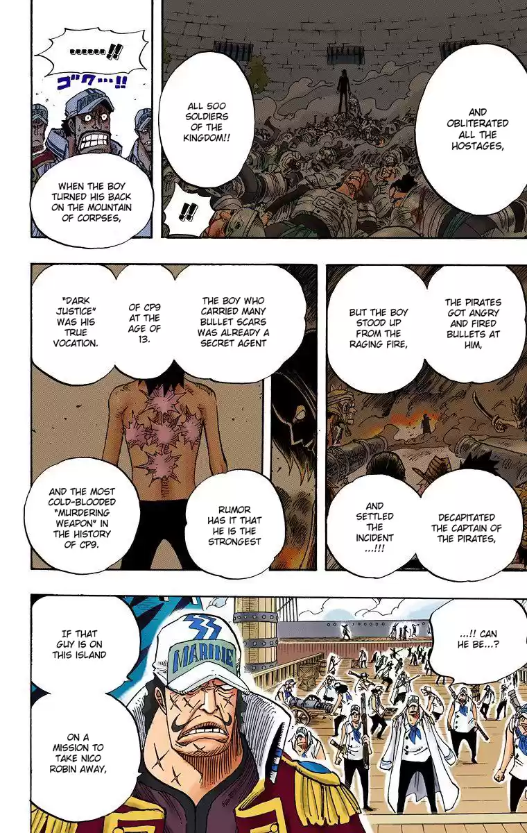 One Piece - Digital Colored Comics Vol.44 Chapter 422: Rob Lucci