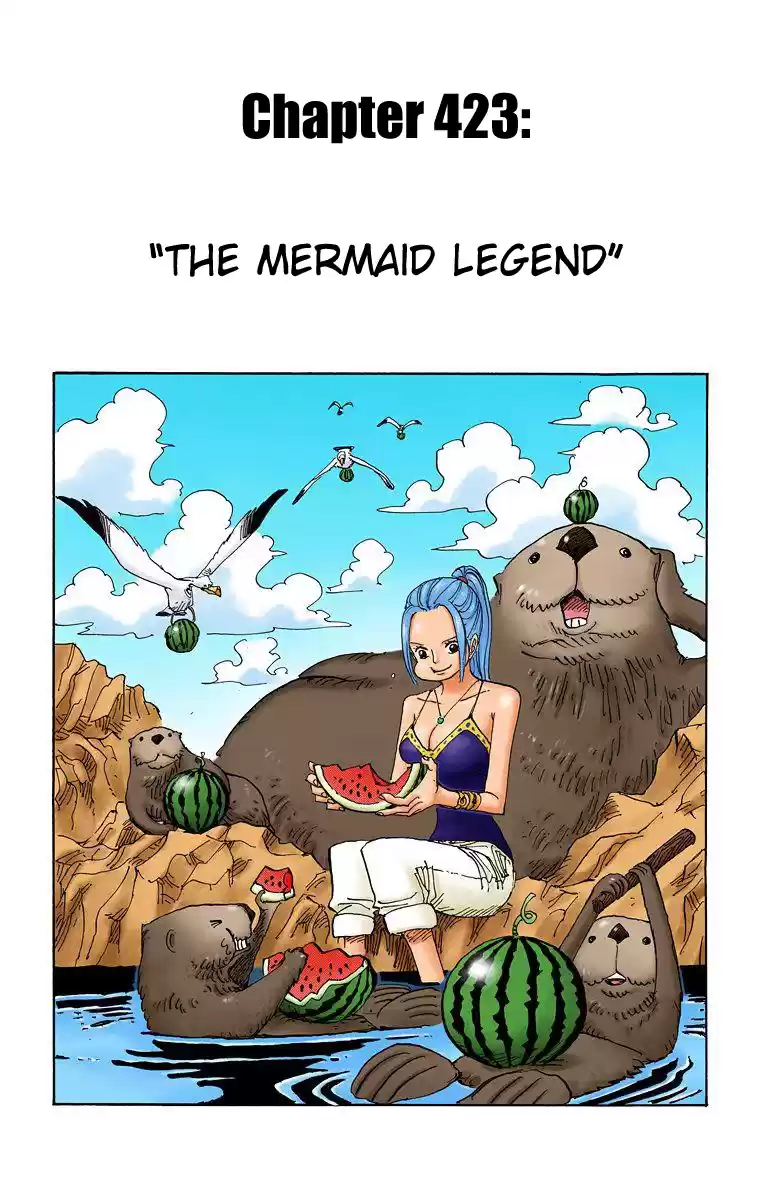 One Piece - Digital Colored Comics Vol.44 Chapter 423: The Mermaid Legend