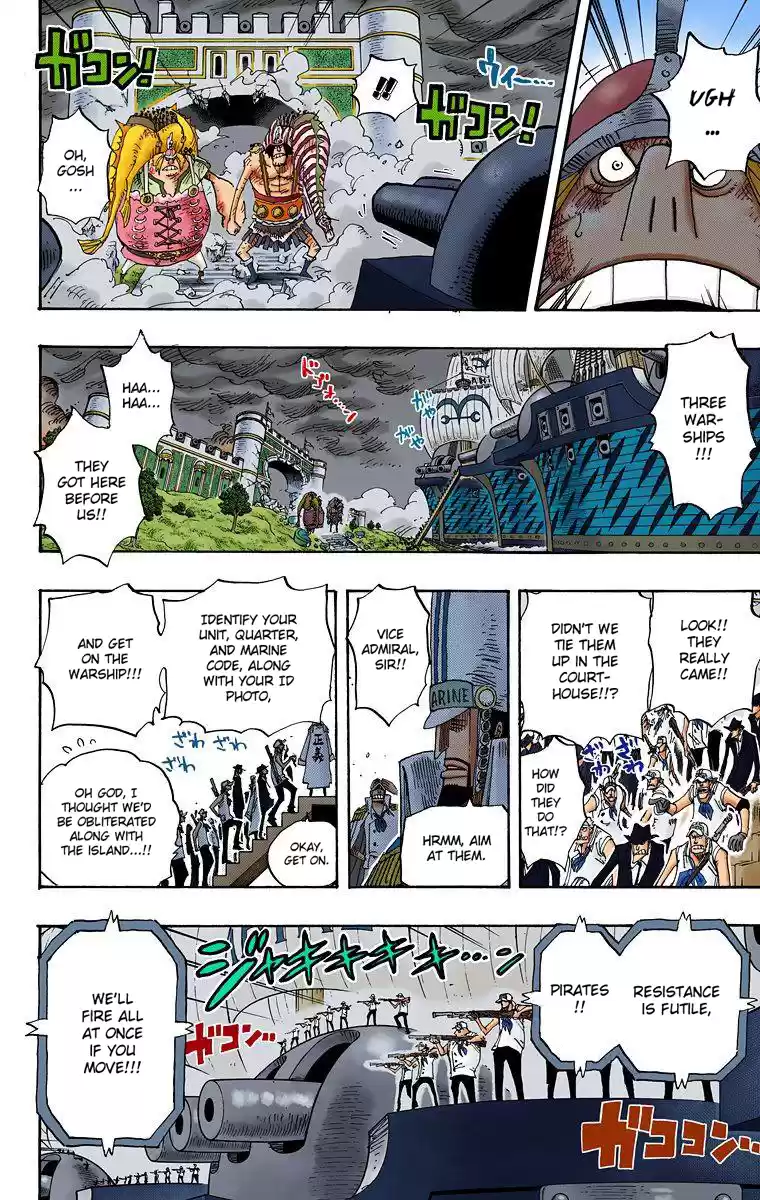 One Piece - Digital Colored Comics Vol.44 Chapter 424: Escape Ship