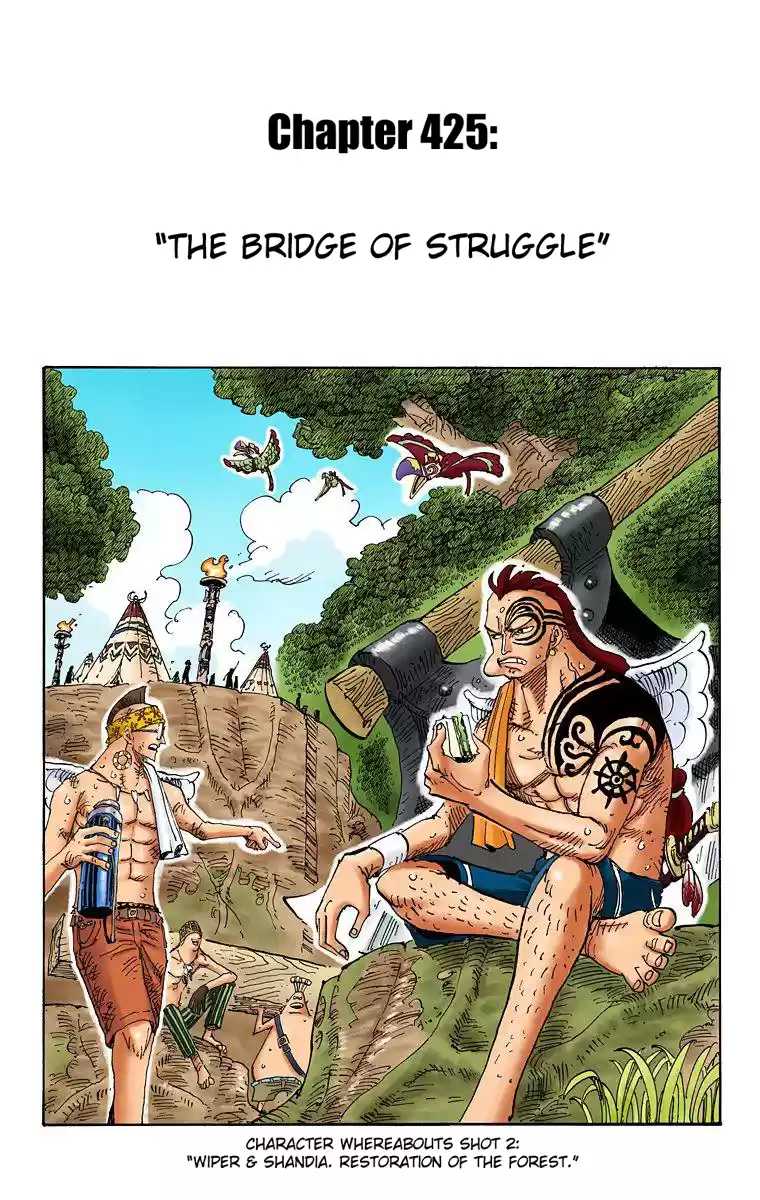 One Piece - Digital Colored Comics Vol.44 Chapter 425: The Bridge Of Struggle