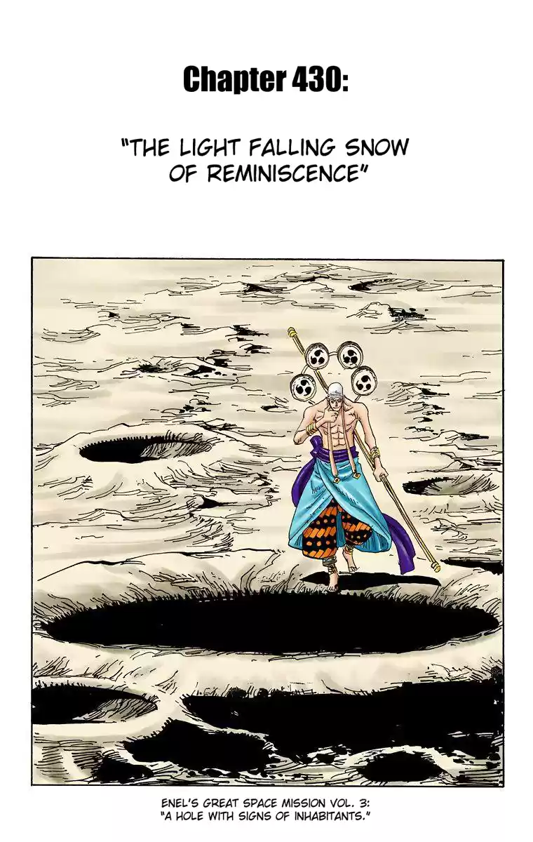 One Piece - Digital Colored Comics Vol.44 Chapter 430: The Light Falling Snow Of Reminiscence