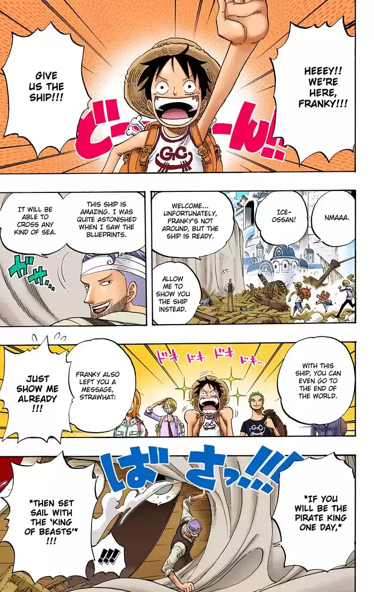 One Piece - Digital Colored Comics Vol.45 Chapter 436: Pants From Franky House