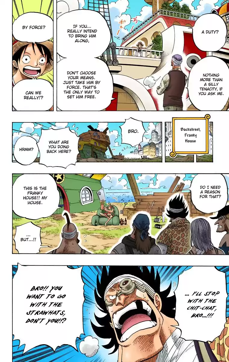 One Piece - Digital Colored Comics Vol.45 Chapter 436: Pants From Franky House