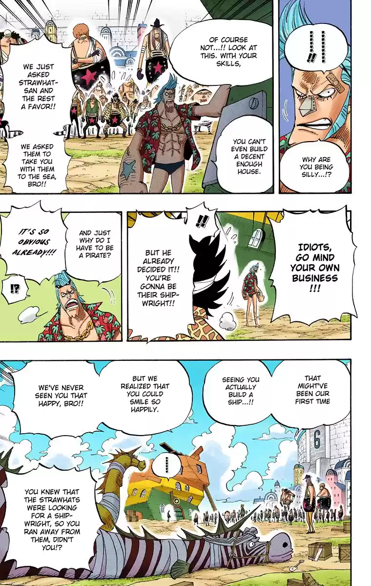 One Piece - Digital Colored Comics Vol.45 Chapter 436: Pants From Franky House