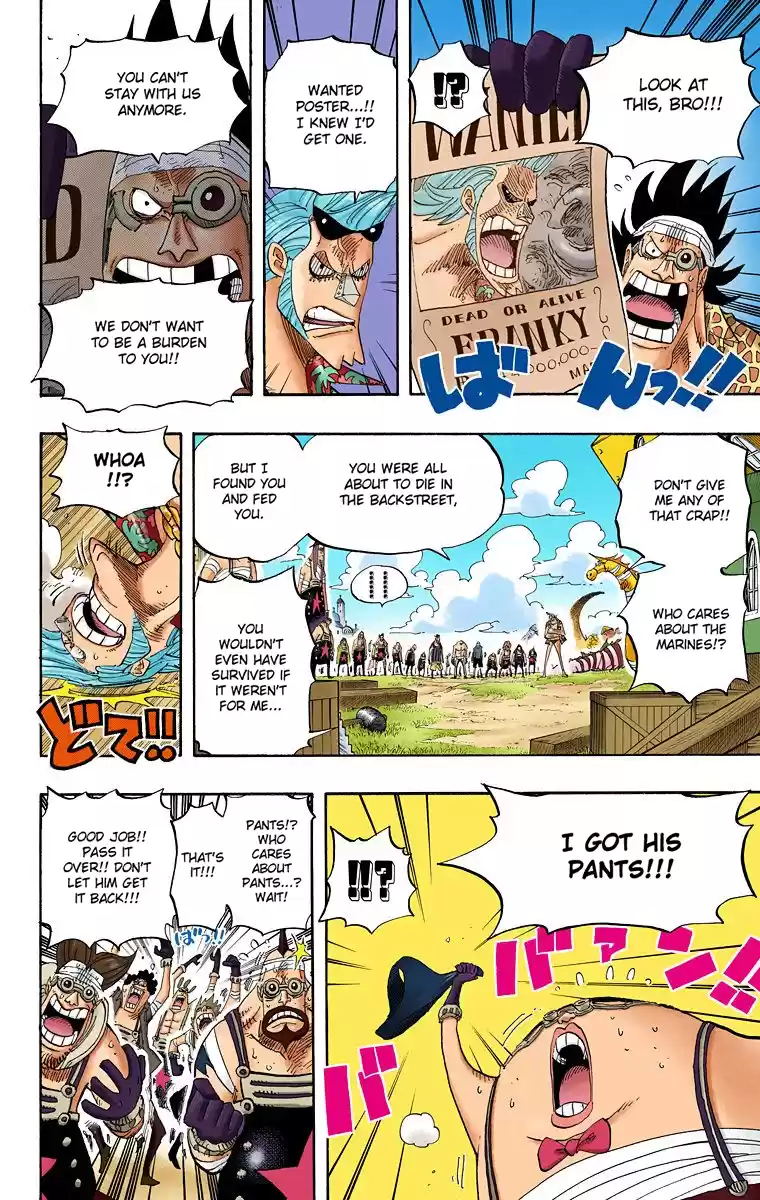 One Piece - Digital Colored Comics Vol.45 Chapter 436: Pants From Franky House