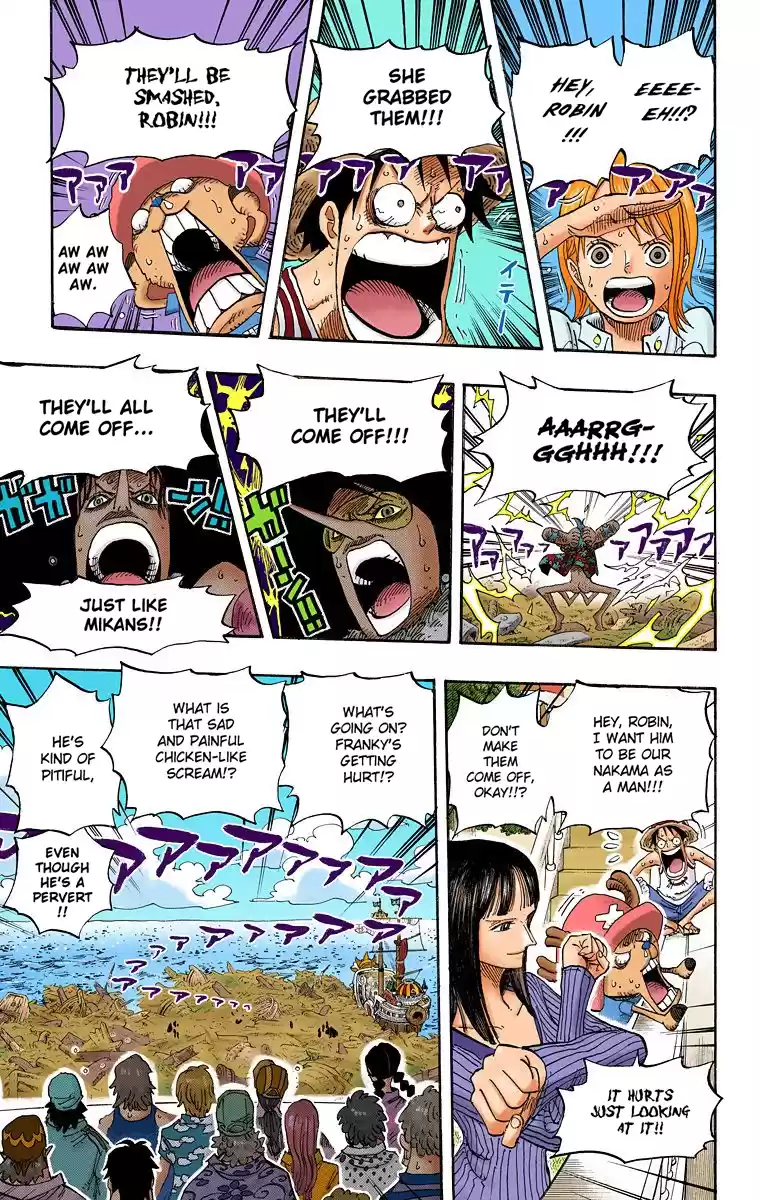 One Piece - Digital Colored Comics Vol.45 Chapter 437: Hadaka Hyakkan