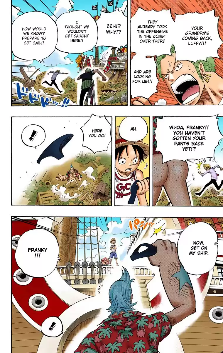 One Piece - Digital Colored Comics Vol.45 Chapter 437: Hadaka Hyakkan