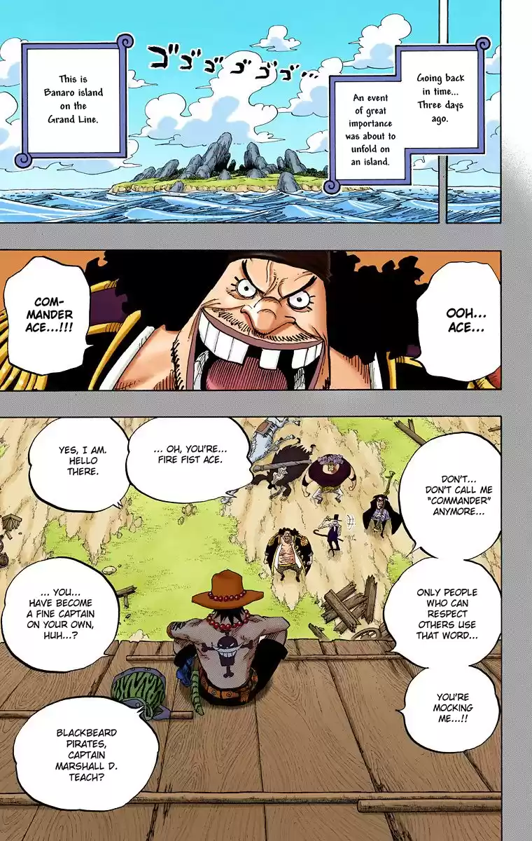 One Piece - Digital Colored Comics Vol.45 Chapter 440: Fire Fist Vs. Blackbeard