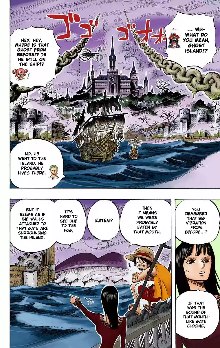 One Piece - Digital Colored Comics Vol.46 Chapter 444: Adventure At Ghost Island